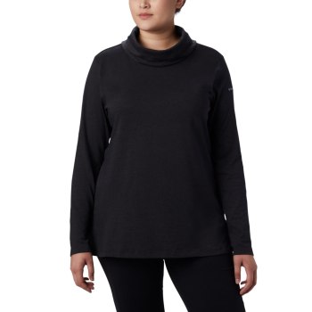 Columbia Canyon Point Cowl Neck Plus Size, Sudaderas Negros Para Mujer | 798420-XJC